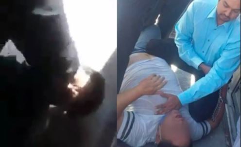 GTO: Con la rodilla en el cuello, policías ministeriales matan a un tamalero