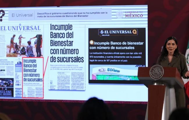 Vilchis exhibe “descalificaciones” por incumplimiento del Banco del Bienestar;  tropieza con datos