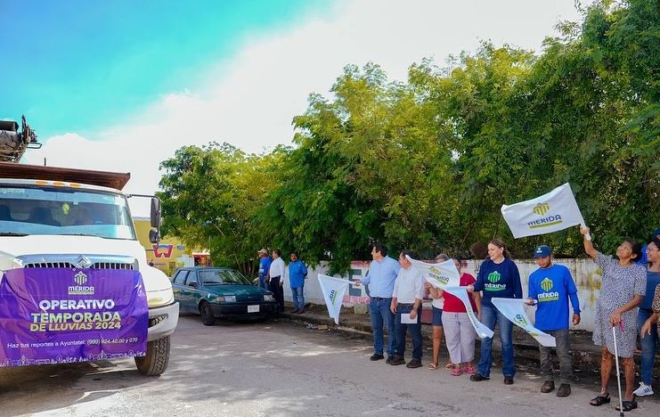 Cecilia Patrón inicia su programa Cero Baches en Tixcacal Opichén