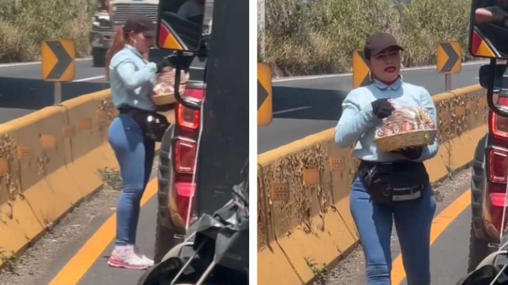 VIDEO: Se viraliza vendedora de dulce por su aparente parecido con Jennifer Lopez