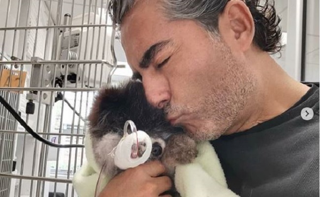 Raúl El Negro Araiza, primero su divorcio y ahora está de luto por su perrita