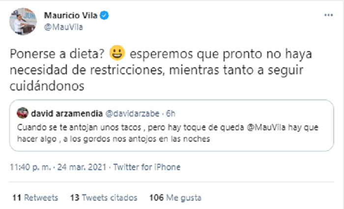 Exhiben los ‘tweets’ de medianoche de Vila, gobernador de Yucatán