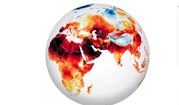 La NASA muestra esta impresionante imagen del calentamiento global