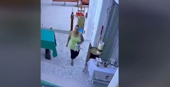 (VIDEO) Veracruz: Cachan a ladrona en iglesia de Las Altas Montañas