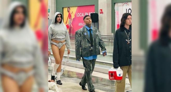 Desfile de modas en el AIFA con la presencia de un amigo de Andy López Beltrán