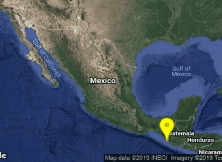 Nuevamente se registra sismo de 4.0 en ciudad Hidalgo, Chiapas
