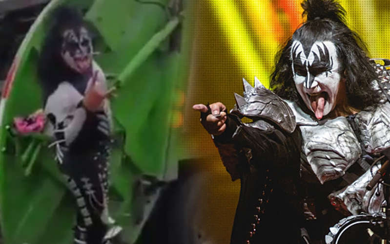 Gene Simmons manda msj a recolector de basura que trabaja disfrazado como Kiss