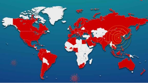 (VÍFEO) Así se propaga el coronavirus por el mundo