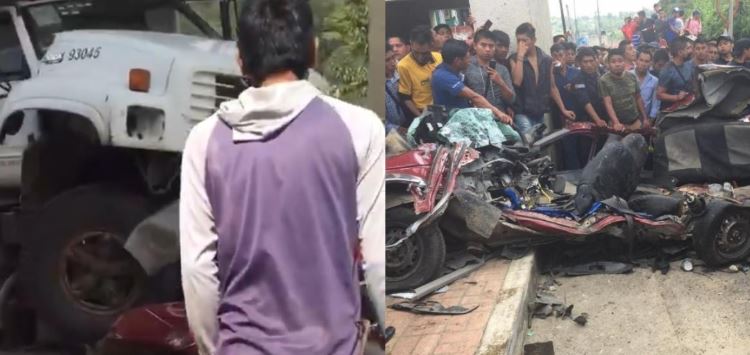 VIDEO: Camión del IMSS atropella personas y choca con autos en Chiapas