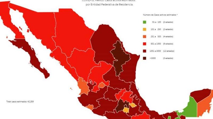 México se mantiene como el 3er. país con más decesos acumulados por Covid-19