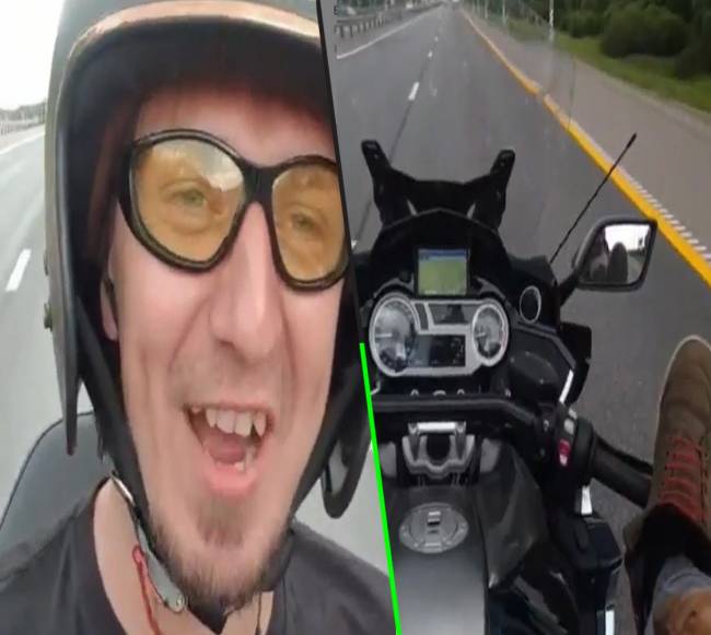 Youtuber muere por grabarse manejando una moto con los pies