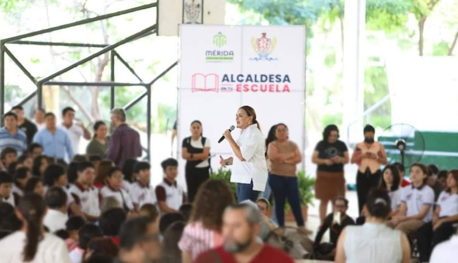 Estudiantes expresan su deseo para que Mérida siga siendo segura y tranquila