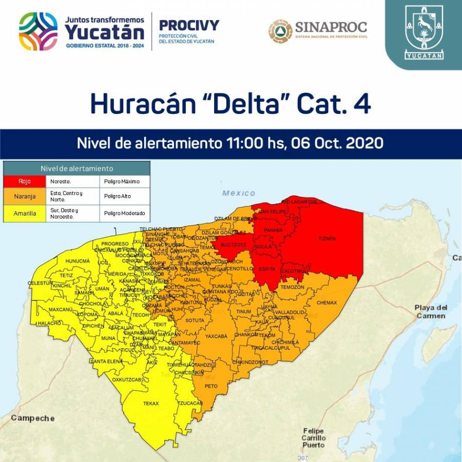 Suben de tono las alertas: ya hay roja para municipios del Noreste