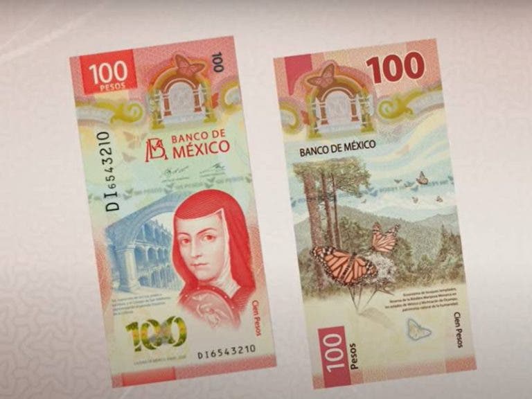 Así luce el nuevo billete de 100 pesos con Sor Juana Inés de la Cruz