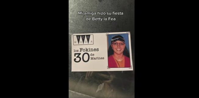 Mujer celebra su cumpleaños con fiesta temática de 'Yo Soy Betty, La Fea'