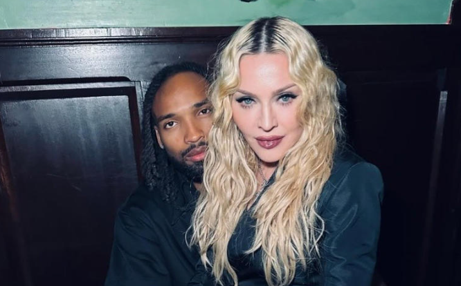 Madonna, de 66 años, sorprende con look en fiesta de su novio de 29 años