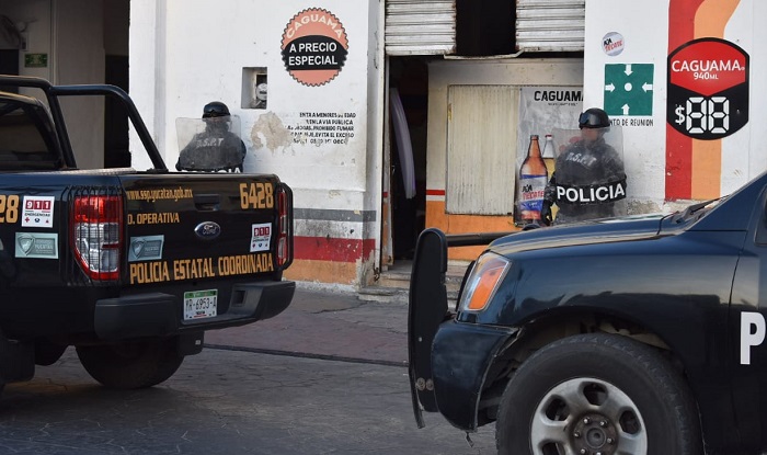 Yucatán: Operación sorpresiva antidrogas en bares y cantinas de Dzidzantún