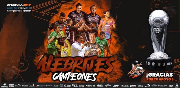 Alebrijes de Oaxaca, campeones del Apertura 2019