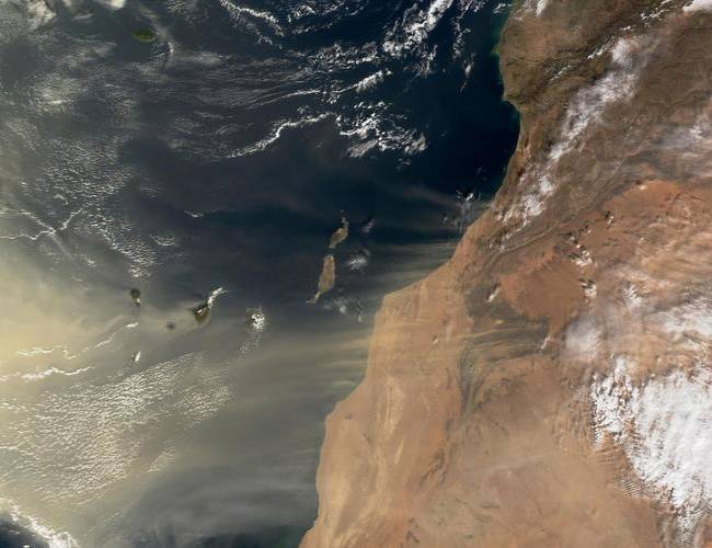 Polvo del Sahara frena formación de ciclones