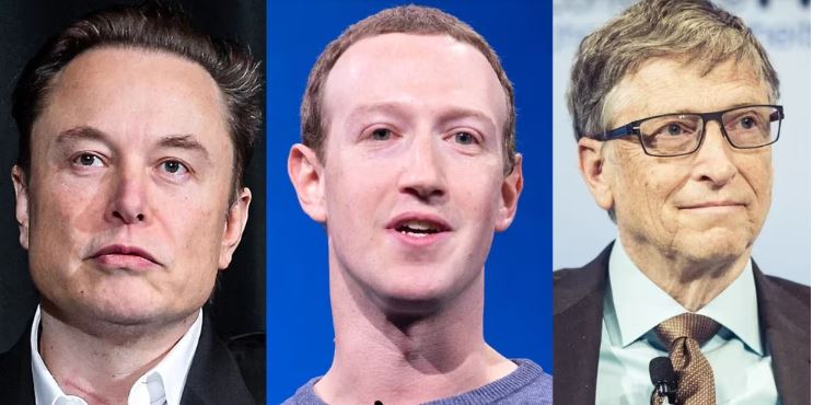 A esta edad se hicieron millonarios Musk, Zuckerberg y Gates