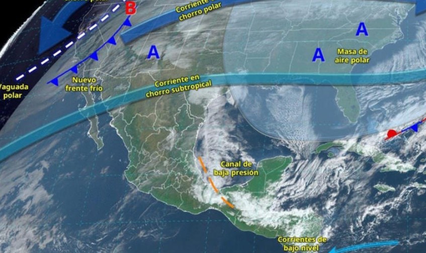 Se acerca nuevo Frente Frío a México