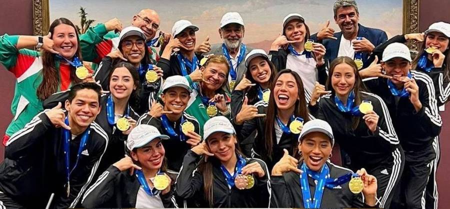 ¡Volvieron a ganar!  Selección mexicana de natación artística ya recibe sus becas