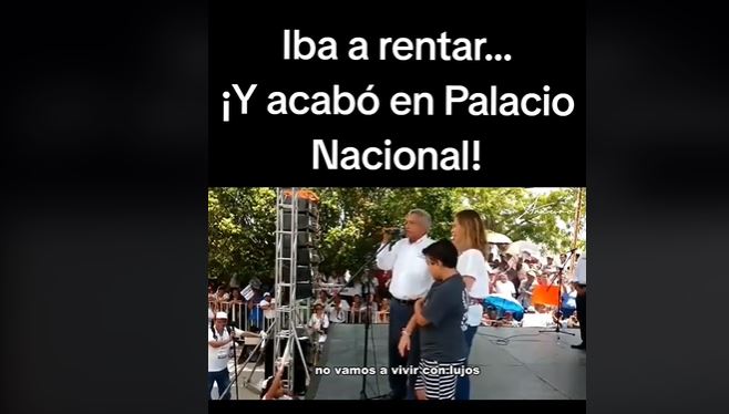 (VÍDEO) Cuando AMLO dijo que rentaría una casa y acabó en Palacio Nacional