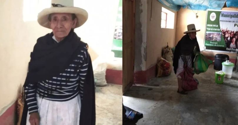 Perú: Abuelita campesina dona su cosecha para enfermos de COVID-19