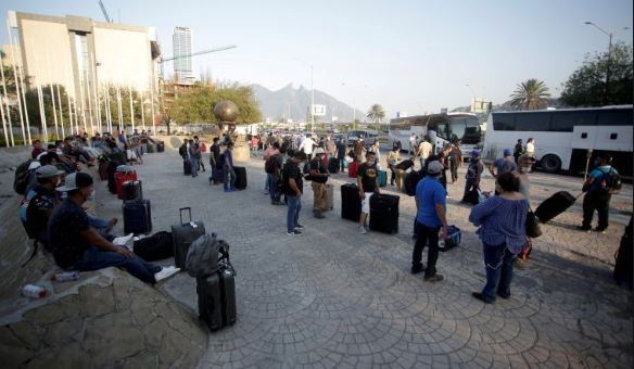 Migrantes se contagian de COVID-19 en frontera México-Estados Unidos