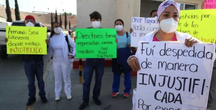 Despiden a dos médicos de Cruz Roja por pedir aguinaldo y equipo anticovid