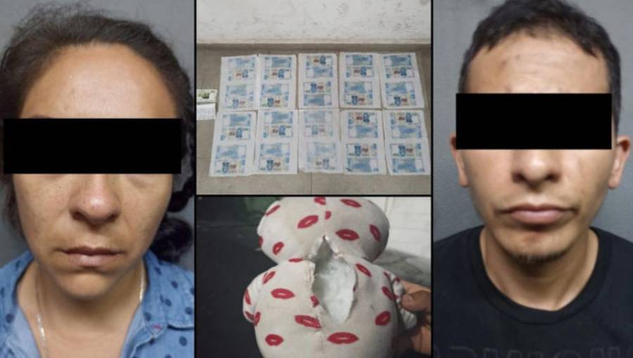 Cae pareja con billetes falsos de $500