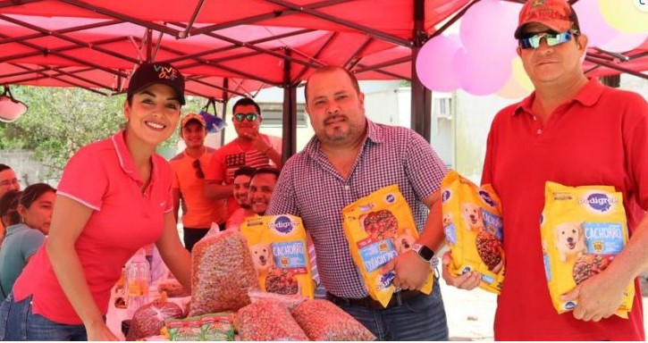 Salvando Huellitas recauda media tonelada de croquetas en Oxkutzcab