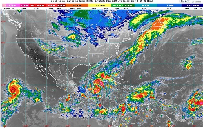 ¡Toma precauciones! Este sábado 17 llegaría a Yucatán nueva onda tropical