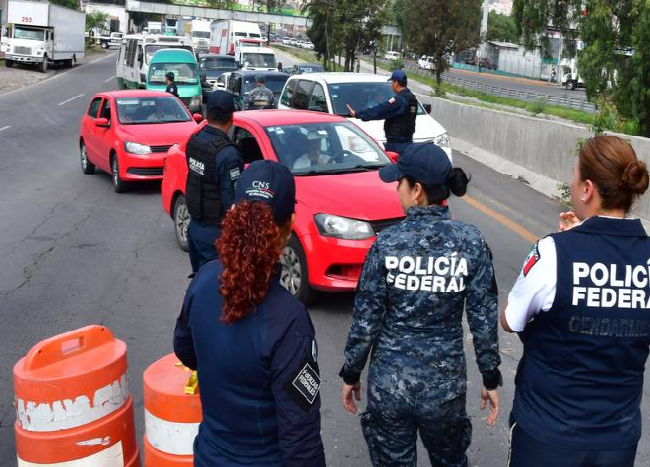 Policías Federales amenazan con cierre de vialidades al sur de la CDMX