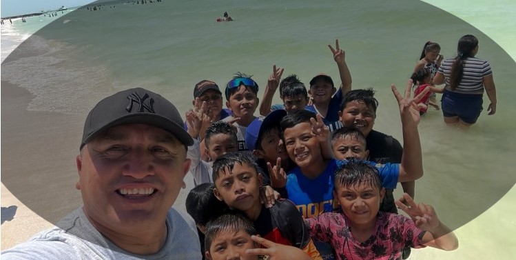 Yucatán: Integrantes de equipo de béisbol infantil de Xohuayán conocen el mar