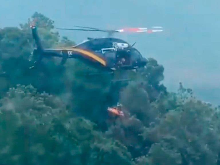 Rescatan a un turista que cayó al interior del volcán Xitle