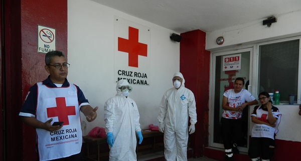 Cruz Roja Mexicana Delegación Yucatán se prepara para enfrentar la emergencia sanitaria