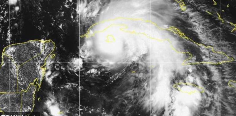 Tormenta “Ida” ya es huracán categoría I y se dirige a Cuba