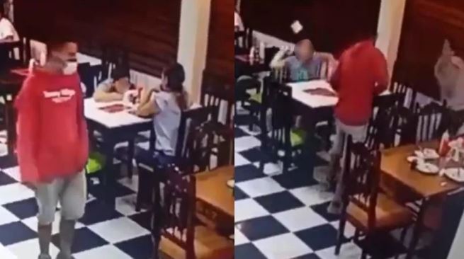 Niño se defendió de un ladrón y ayudó a evitar que robe a clientes en restaurante