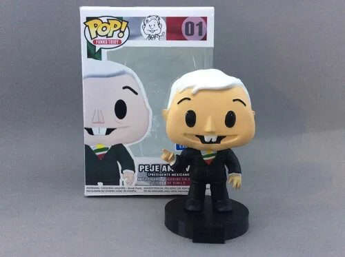 Ofertan en internet Funko no oficial de AMLO