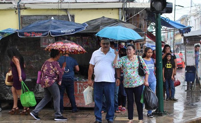 Pronostican posibes chubascos para este miércoles en Yucatán