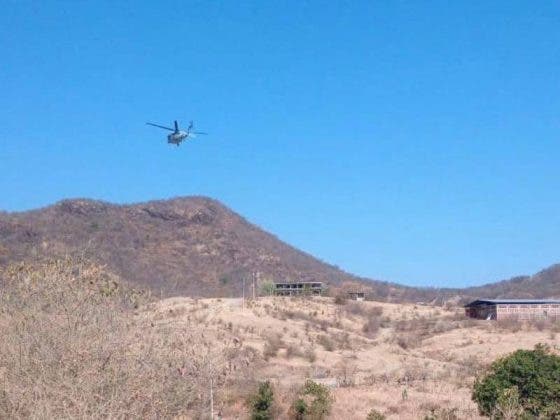 (VÍDEO) Fuerzas Armadas disparan desde un helicóptero contra integrantes del CJNG