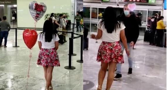 Fue al aeropuerto de Guadalajara a recibir a su novio virtual y él no la reconoció