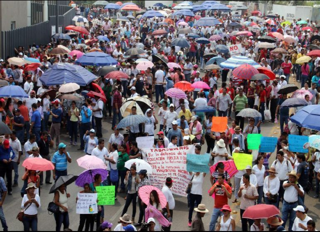 Sancionaría gobierno de Tabasco (Morena) con cárcel protestas