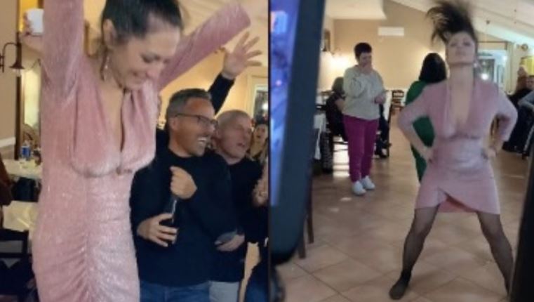 Viral: Salen más videos de la mujer que 'se destapó' con baile en fiesta del trabajo