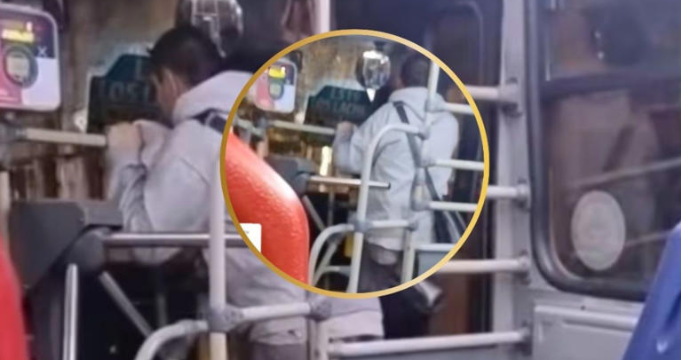 Chofer de bus acelera para que pasajero llegue a tiempo con su esposa, iba a dar a luz