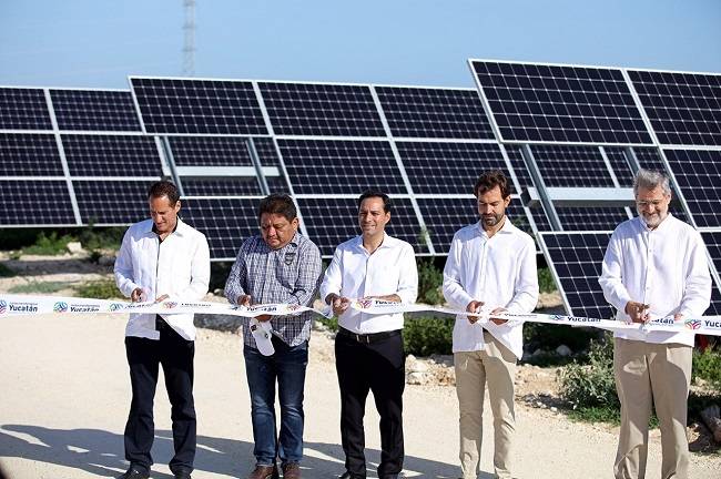 Inauguran planta de energía solar “San Ignacio” en Progreso