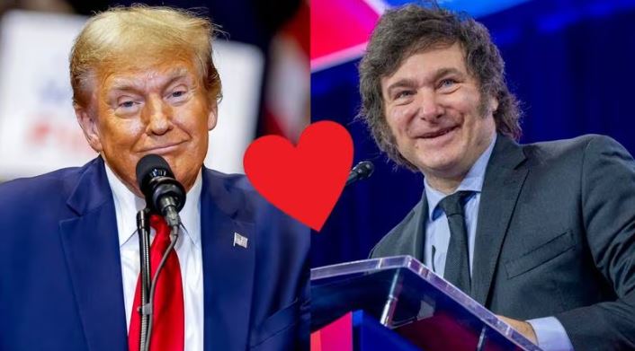 ‘Lo amo porque me ama’: Trump declara su amor a Milei