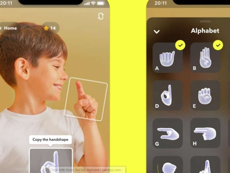Snapchat lanza lente para aprender lengua de señas