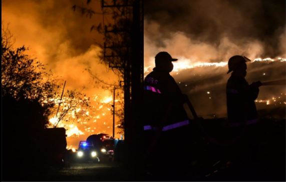 Consecuencias del "infernal" calor: Mega incendio en varias localidades de Kanasín